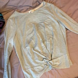 Cute teal long sleeve top; size small $10